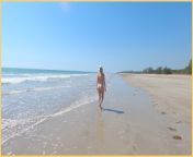 Exhibitionist Wife Beach Voyeur 4k | Fully Nude | Wifey Does from saroja navneet hot wife nude