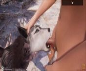 Wild Life Furry Wolf girl Rasha Porn HD from rashk