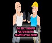 The Sexy Shemale plays with the Construction dudes from shera mithun movie hiroin sexy xxx