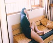 Crazy BBW Arab Hijabed Amateur Girl Loves To Smoke Showing Tight Ass from bbw arab xxnxxxxx coma
