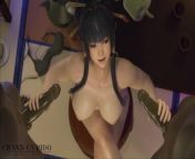 [Blacked]Nyotengu Double Fup [Grand Cupido]( DEAD OR ALIVE ) from dead by daylight r34