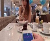 My friend makes me orgasm so hard in a cafe by using remote control toy - Lust 2 from myanmar bdsm