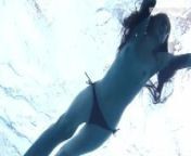 Hottest chicks swim nude underwater from nadan parindey
