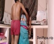 Indian Bhabhi With Her Husband In Kitchen Fucking In Doggy from indian desi baap beti sex mms