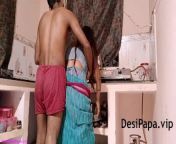 Indian Bhabhi With Her Husband In Kitchen Fucking In Doggy from tamil actarss