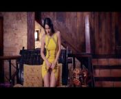 Melisa Mendini Yellow sexy dress Teaser from open dress hot hair puku