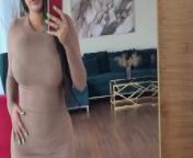 Hot babe with big tits in a tight dress! (OnlyFans) from mini kallarateen girl naked modeling