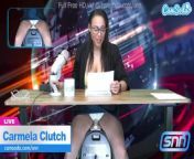 News Anchor Carmela Clutch Orgasms live on air from sexy news anchor chitra tripathi