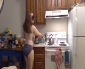 Masked Beauty Wields a Sharp Knife & Drinks a Watermelon! Naked in the Kitchen Episode 32 from the naked peaches episode 2