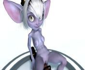 Tristana gets her Yordles by grinding on her weapon from 3d yordle business with tristana