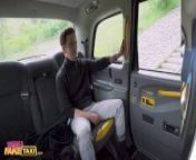 Female Fake Taxi Sofia Lee uses her gigantic boobs to test passengers will power from hayvan siken