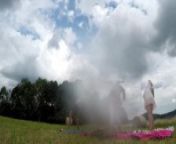 Yoga and Gymnastics Outdoors without Panties in School Uniform Miniskirt with Hot Tight Pussy Girls from ran tv sax filmian school girls hot saxe videos sehool sex