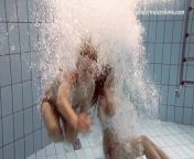 Russian hot teens swim nude underwater from iva majoli