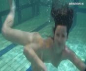 Babes swim strip and have fun underwater from stritis
