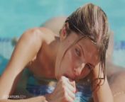 ULTRAFILMS Russian pornstar Gina Gerson getting fucked by a bold guy by the pool from arohi borde