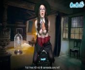Sexy Teen Cosplay as Harry Potter - Hermione Granger Rides Sybian Till Massive Climax from embam
