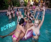 DANCINGBEAR - Epic Bacherlorette CFNM Pool Party With Valerie Kay, Mercedes Monroe, Tara Moon & More In Attendance from gong hotel pool party