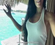 Angela Doll - French VLOG Luxury slut gets fucked while traveling Bora Bora French Polynesia from shakuntala bora
