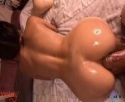 Mae Rainz Gets DP'd And Squirts From Her New Tranny Sex Doll By Tantaly - ASS TO MOUTH CUMSHOT!!! from doll d