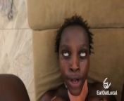 ANAL 24 yo African black slut Gracy loves taking white dick in her ass! from african facial