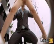 LOAN4K. Lady with hot round tits gets sum of money borrowed after sex from anchor suma sex fuckingluth sex video move