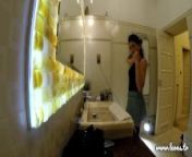 Short Skirt NO UNDERWEAR tight shaved pussy girl in bathroom to make a try on haul video for her Tik Tok Compilation Video from tv actress provoke nude