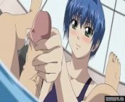 Classmate Teased With A Hot Blowjob & Titty Fuck | Uncensored Hentai from nipple sucking bull