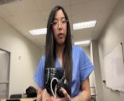 Creepy Doctor Convinces Young Asian Medical Intern to Fuck to Get Ahead from japan nurse hospital