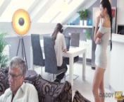 DADDY4K. Taboo sex of old guy and sweet brunette ends with cum in mouth from little taboo vids